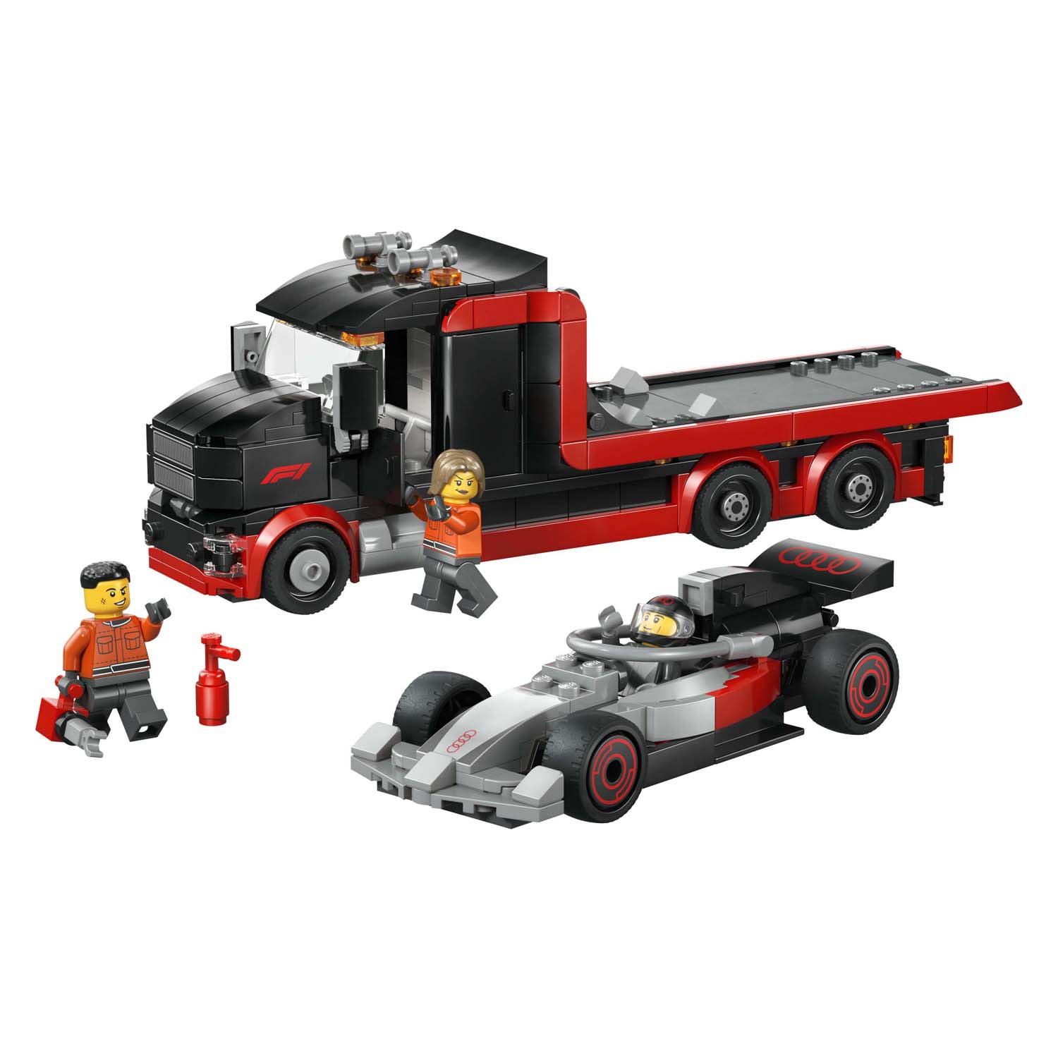 Lego ® city f1® displaytruck met audi f1® racewagen - 60493
