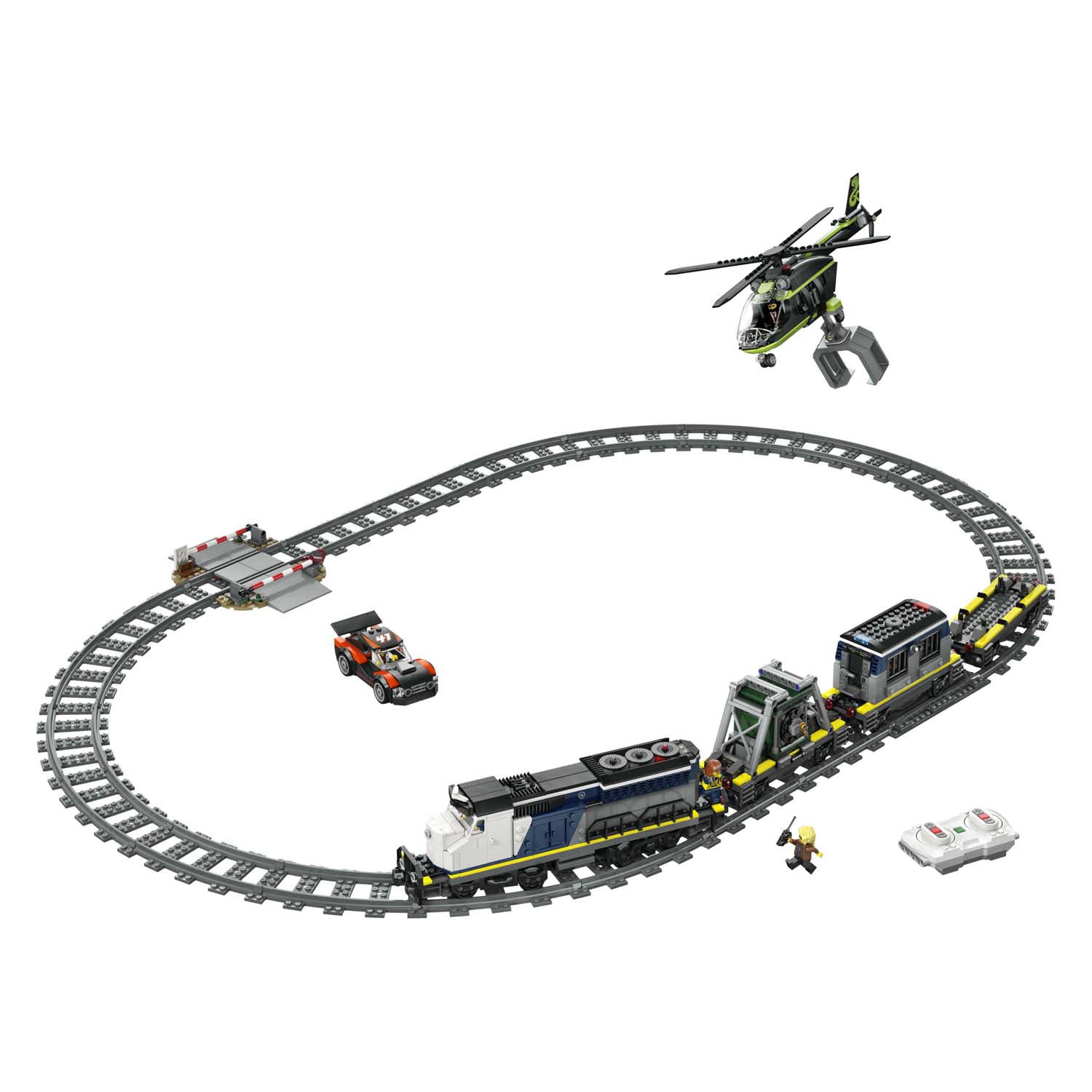 Lego ® city overval op politietrein - speelgoedtreinset - 60508