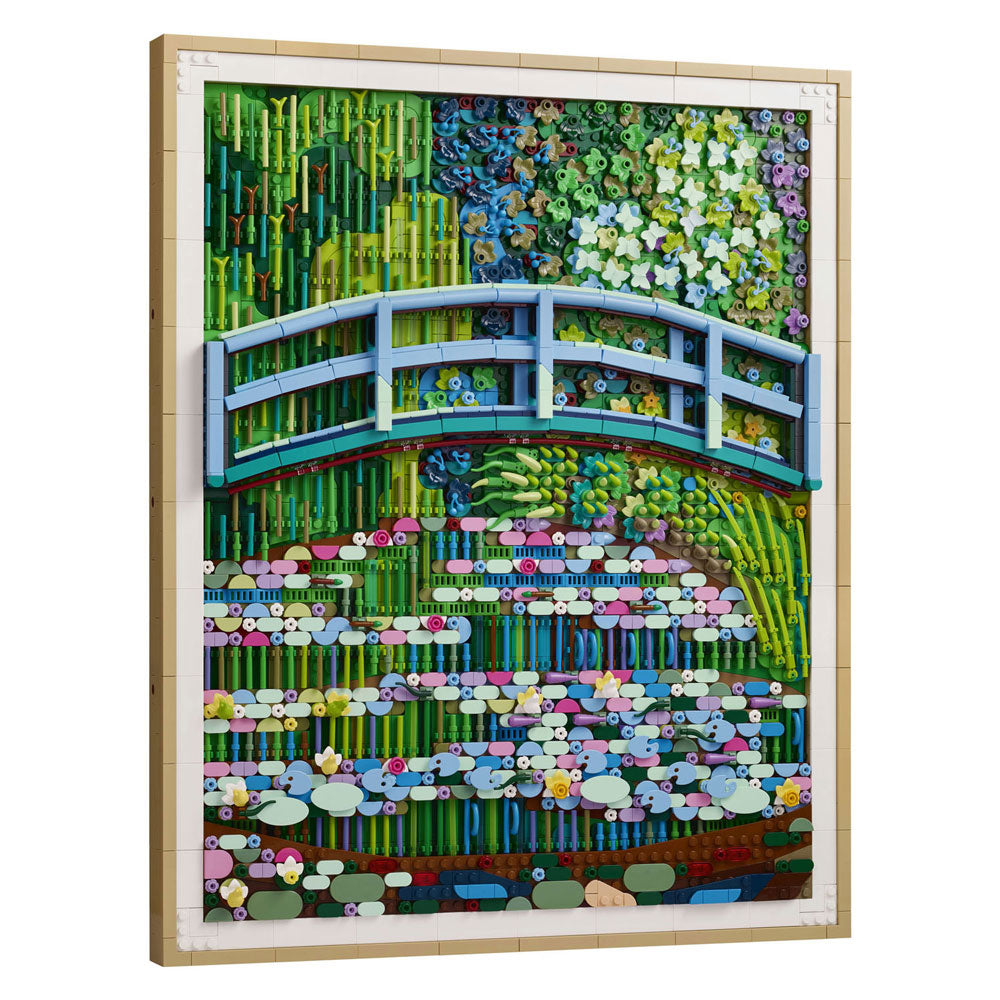 Lego ® art claude monet – brug over een vijver met waterlelies 31220