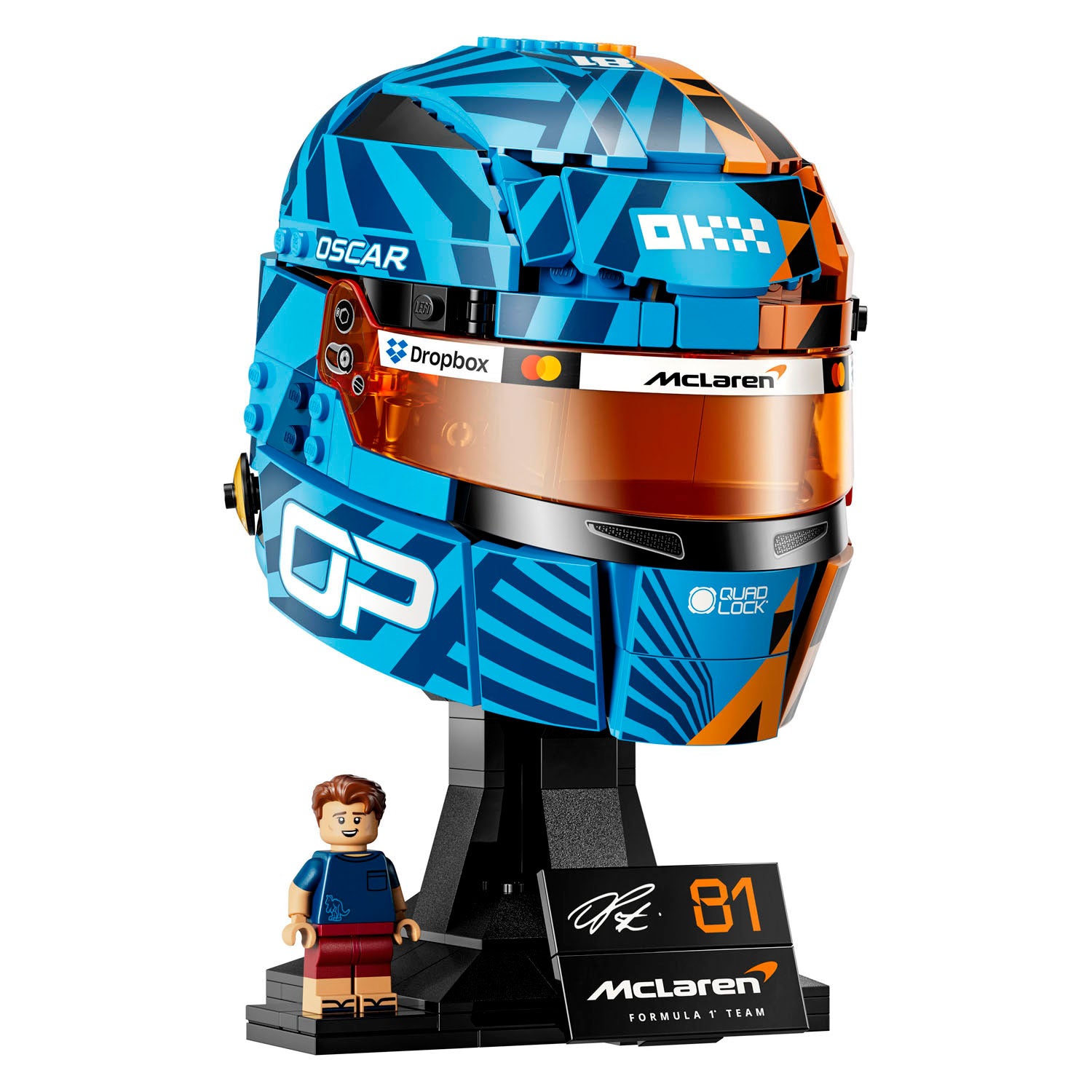 Lego editions mclaren mastercard f1 team helm van oscar piastri bouwpakket voor kinderen 43017