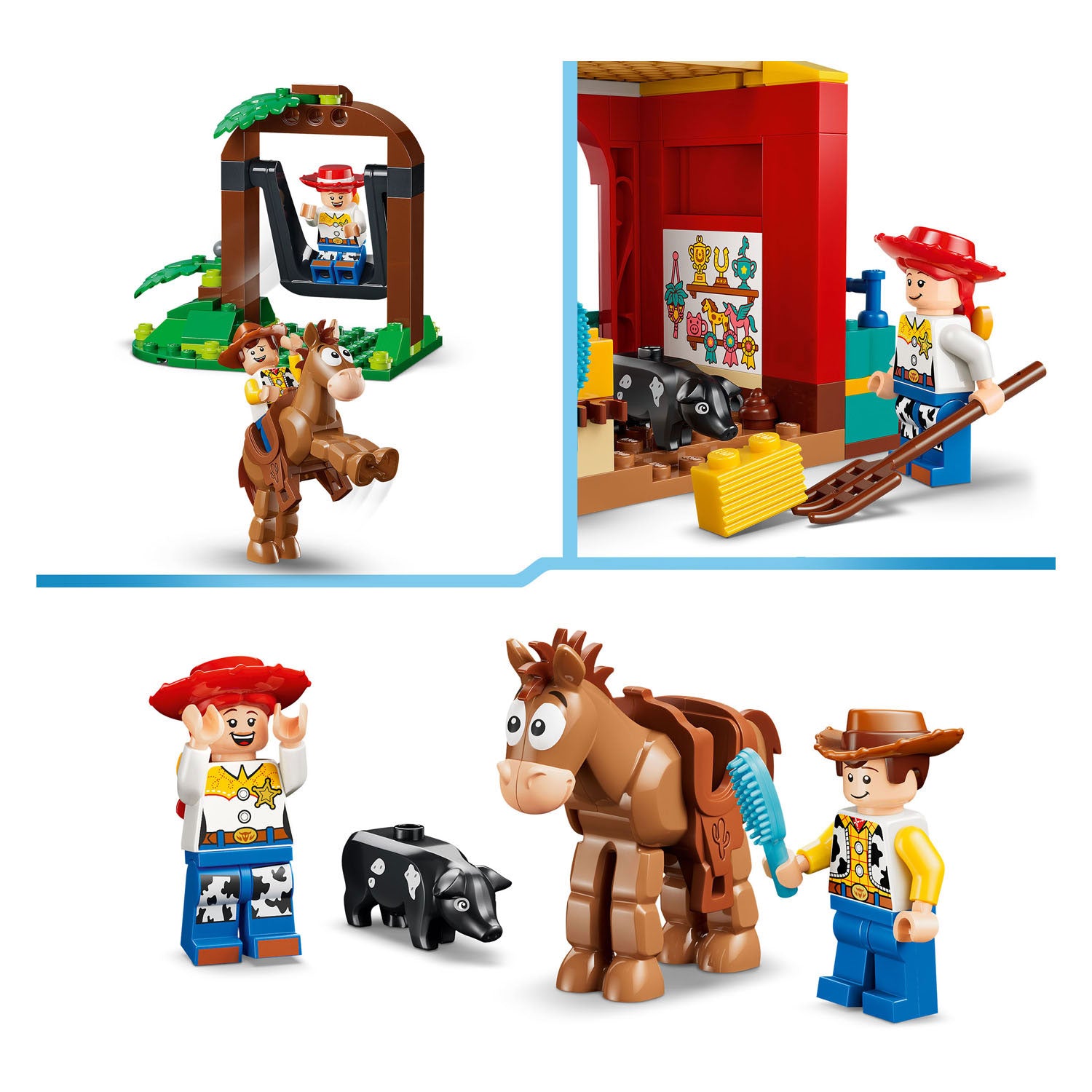 Lego ® disney en pixar toy story 5 blaze's paardenranch 43304