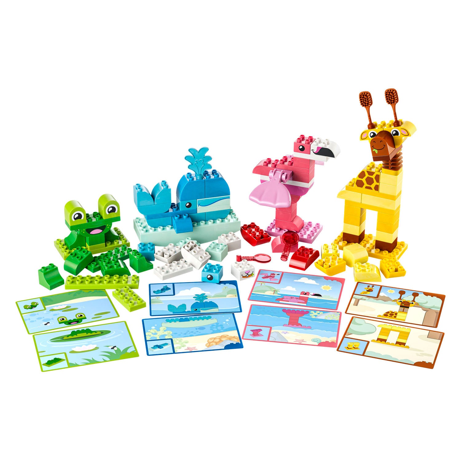 Lego duplo dierenbouwspel educatief montessori speelgoed voor kinderen met dieren figuren 10472