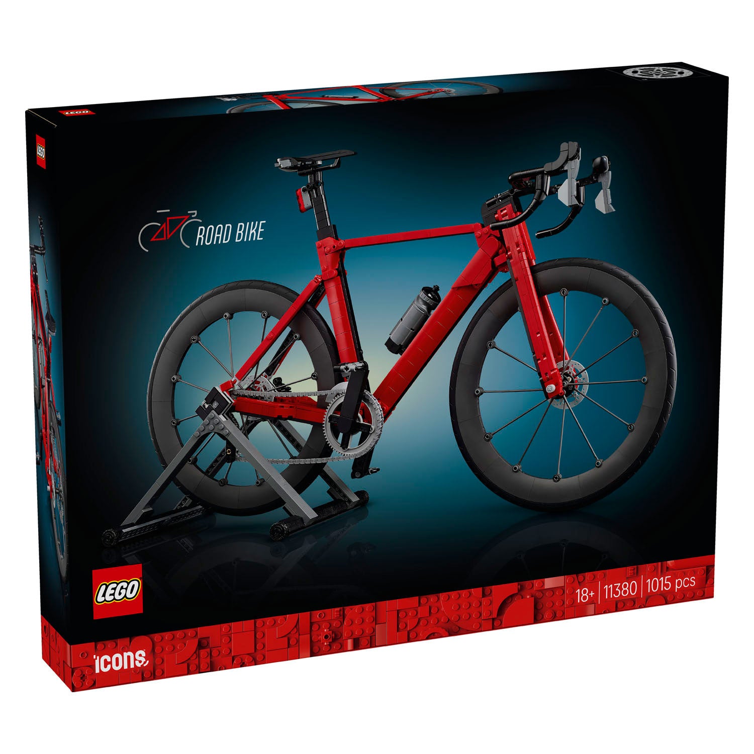 Lego icons racefiets voertuig bouwpakket voor volwassenen - 11380