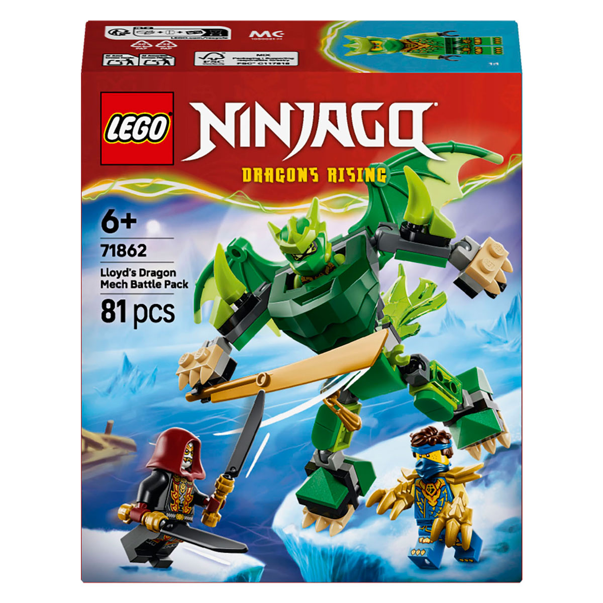 Lego ninjago 71862 lloyds drakenmecha strijdpakket