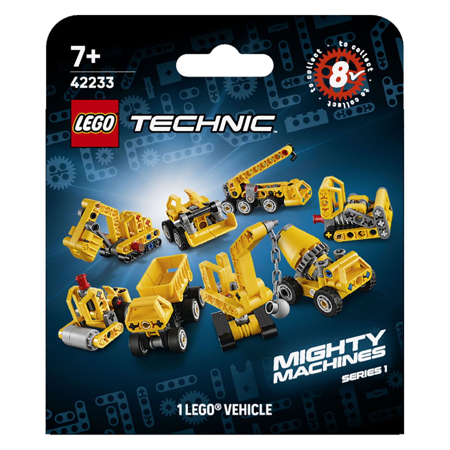 Lego ® technic machtige machines - verrassingsdoosje met bouwspeelgoed - voertuigen om te verzamelen - 42233