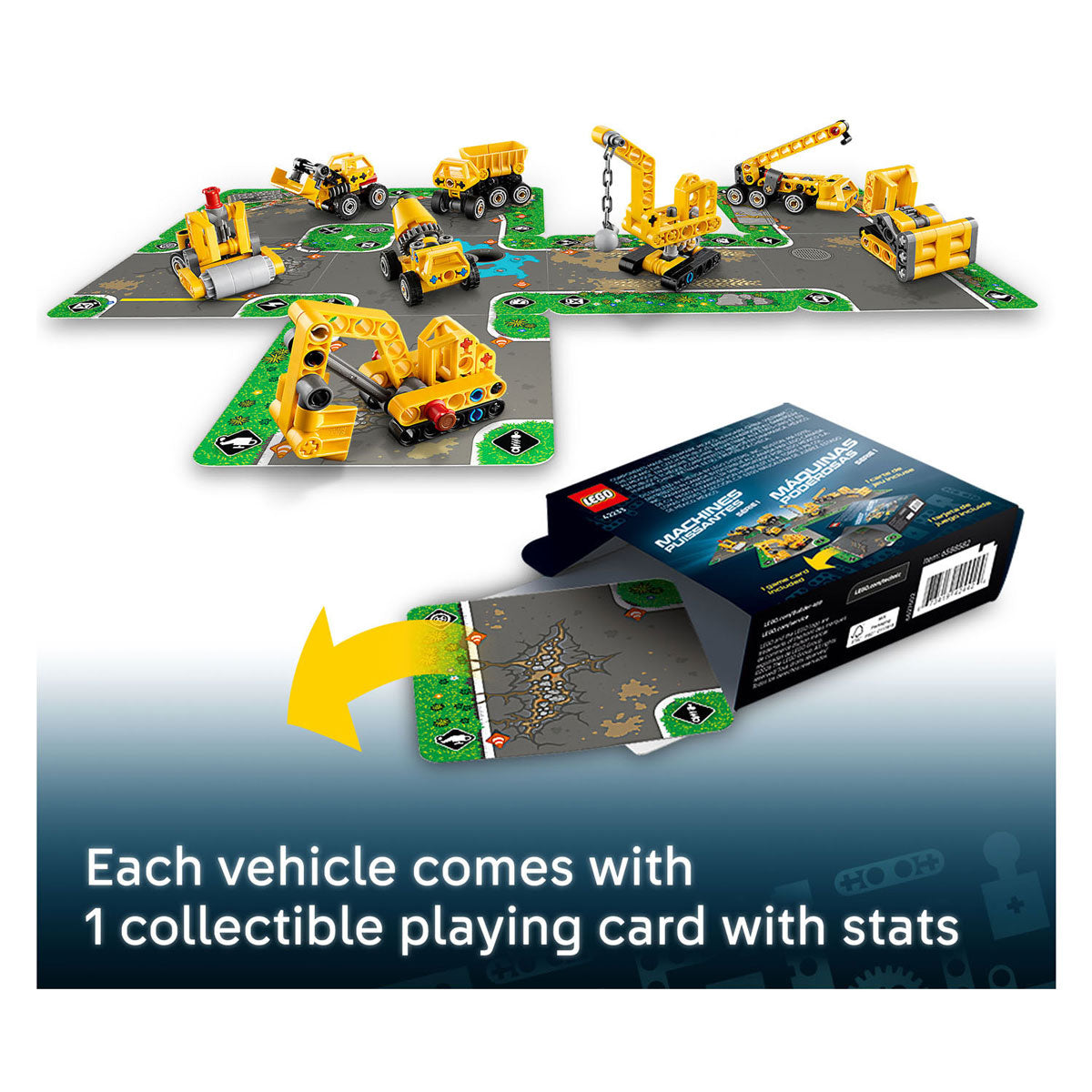 Lego ® technic machtige machines - verrassingsdoosje met bouwspeelgoed - voertuigen om te verzamelen - 42233