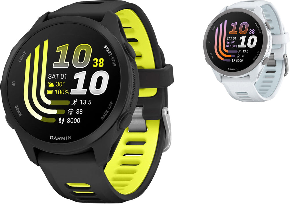 Garmin forerunner 170 - gps multisport smartwatch | stone white cloud blue