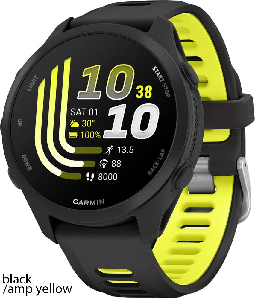 Garmin forerunner 170 - gps multisport smartwatch | stone white cloud blue