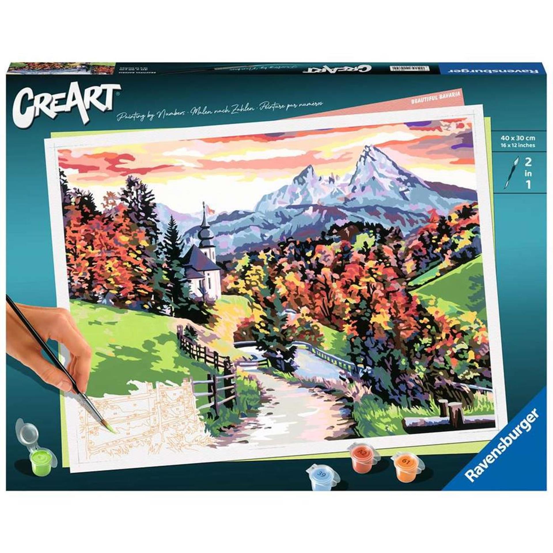 Ravensburger creart schilderen op nummer - prachtig beieren