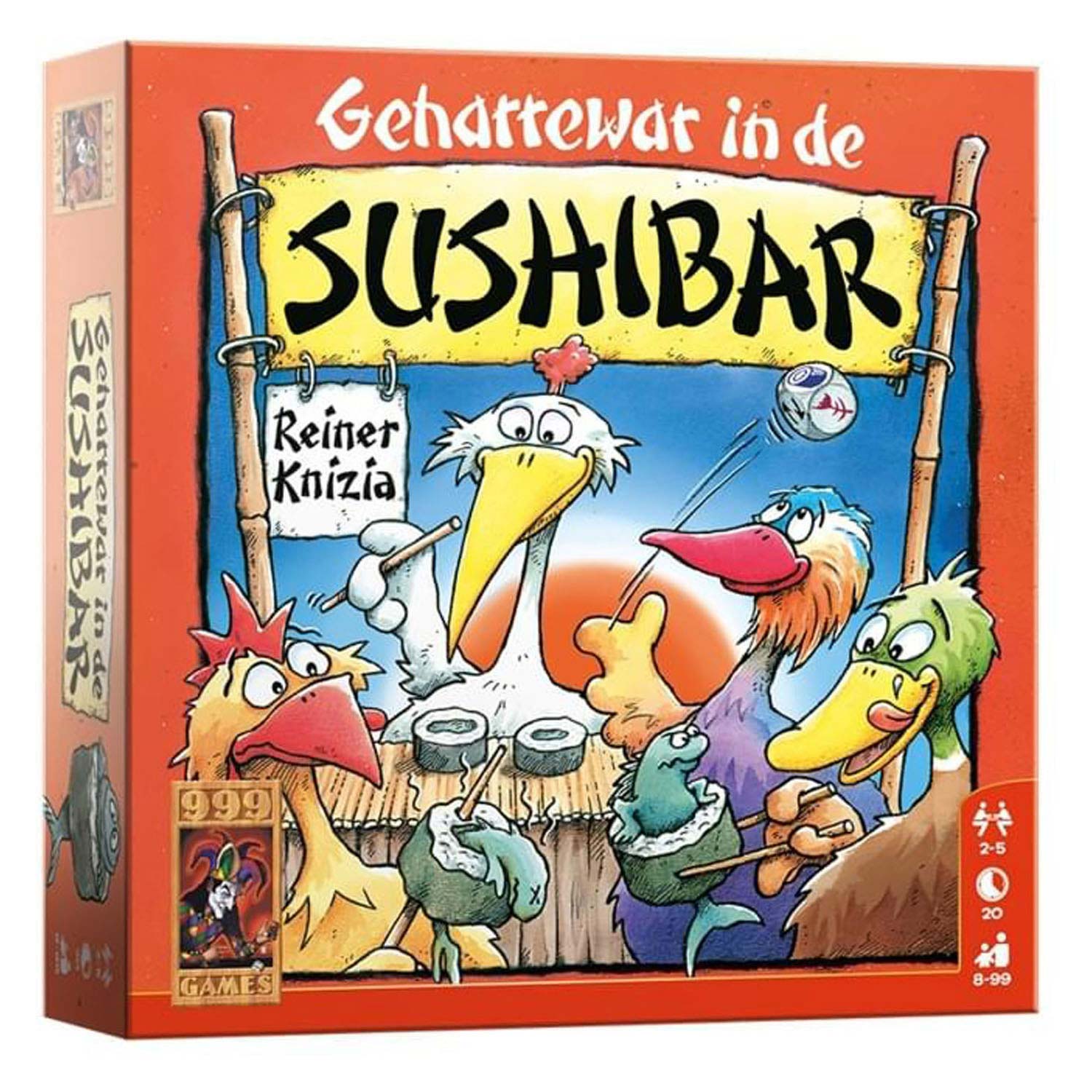 999-games spel geharrewar in de sushibar | 2 stuks