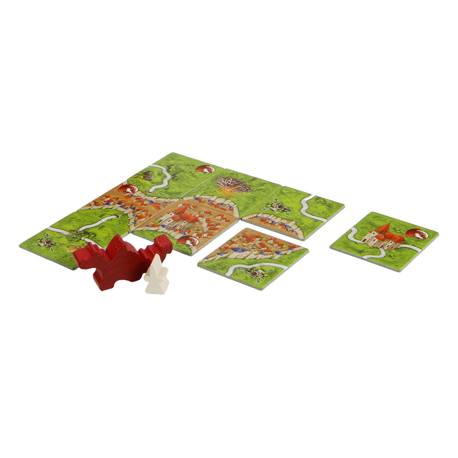 999games 999 games carcassonne: de draak, de vergoeding en de jonkvrouw uitbreiding bordspel