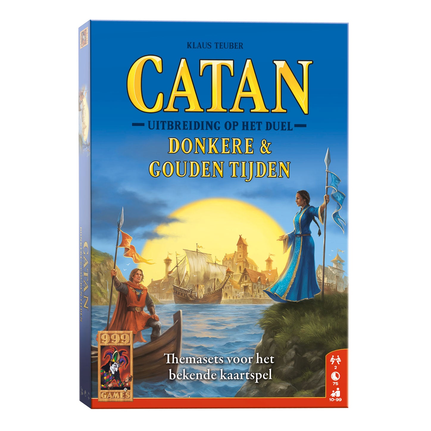 999games 999 games catan: het duel - donkere gouden tijden bordspel