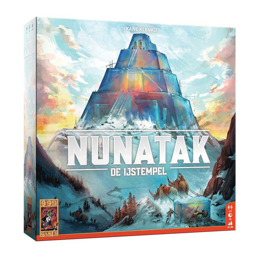 999games 999 games nunatak bordspel (nederlands, 1 - 4 spelers, 45 minuten, vanaf 10 jaar)
