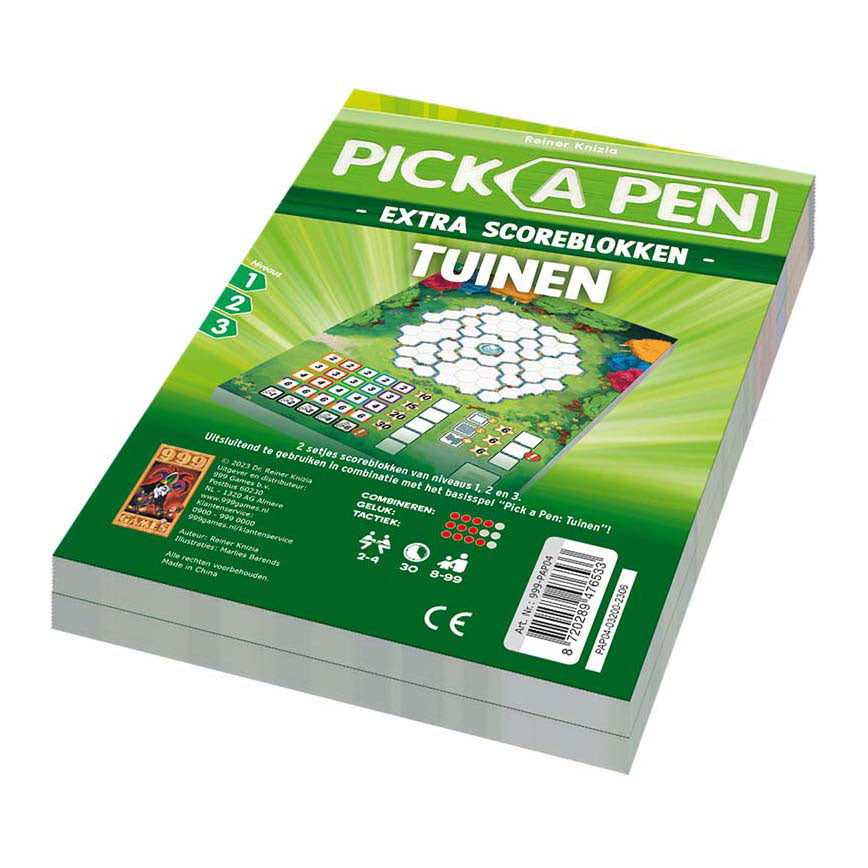 999spellen 999 spellen kies een pen tuinen scoreblokken, 2e.