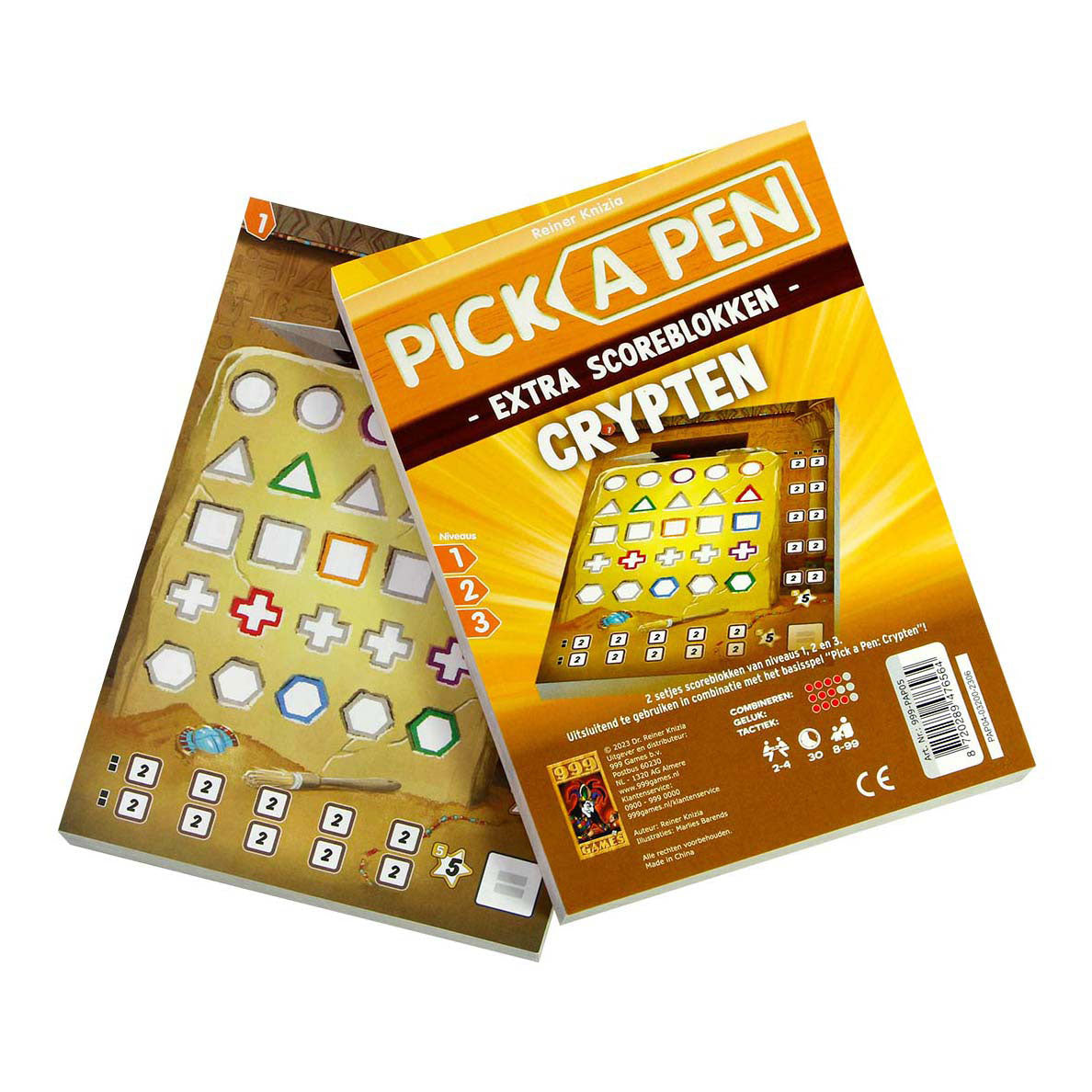 999games 999 games kies een pen crypten scoreblokken, 2st.