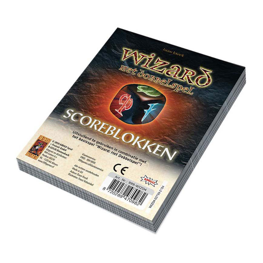 999games 999 games scoreblokken tovenaar dobbelspel, 3e.