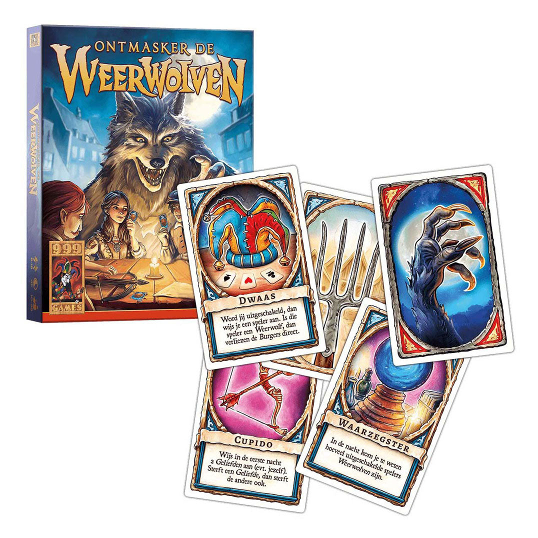 Spel de weerwolven basisspel kaartspel partyspel
