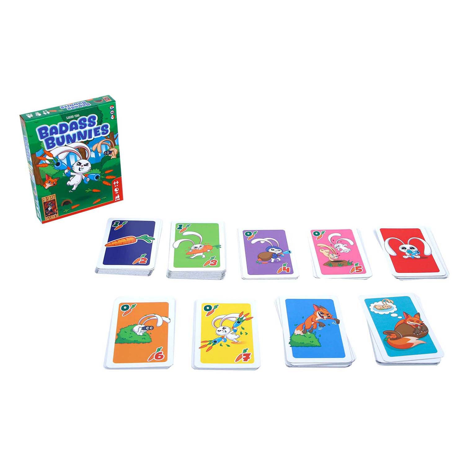 999games 999 games badass bunnies kaartspel