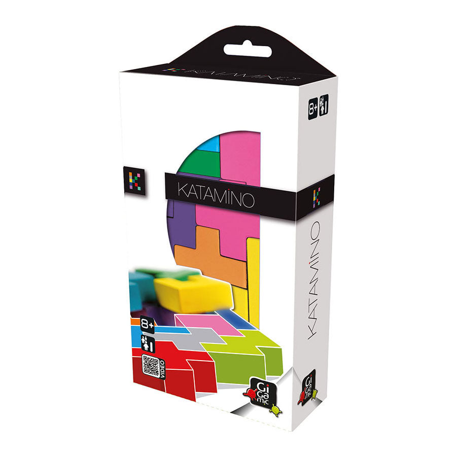 999games gigamic - katamino pocket - puzzelspel voor 2 spelers - nl gb fr de es it