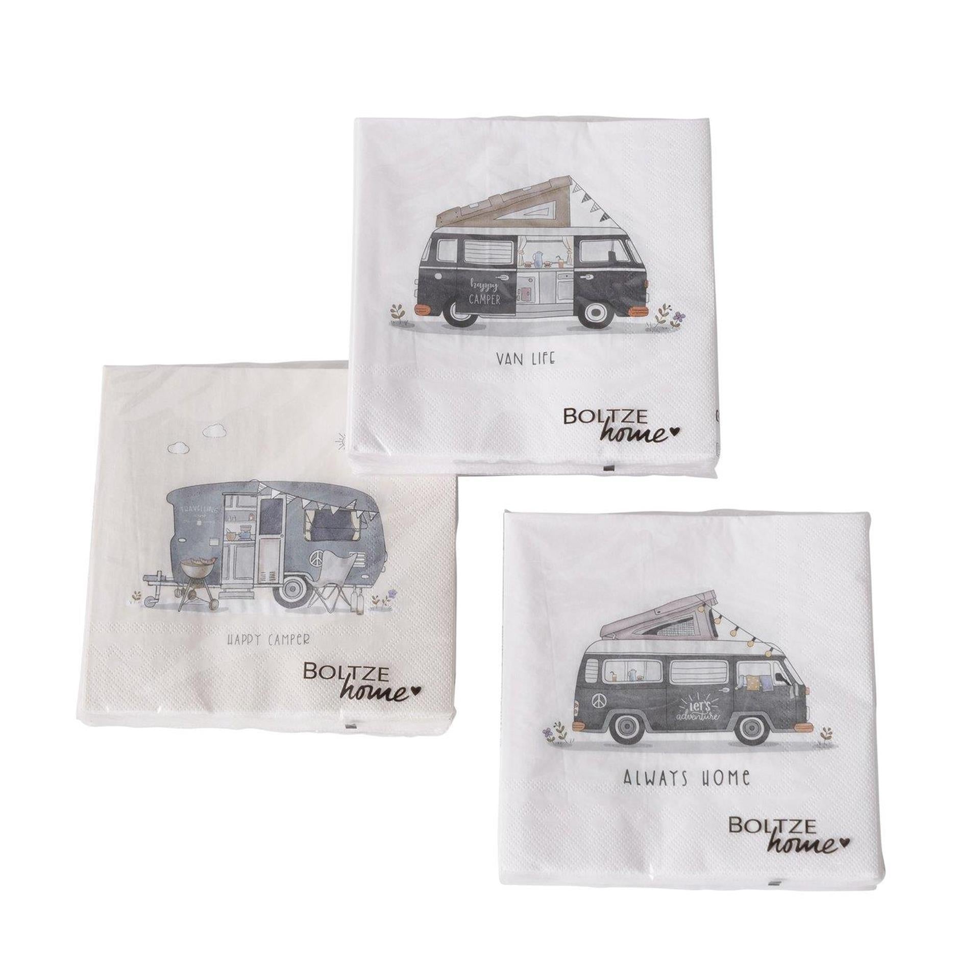 Boltze home servetten vanlife camper 33x33cm