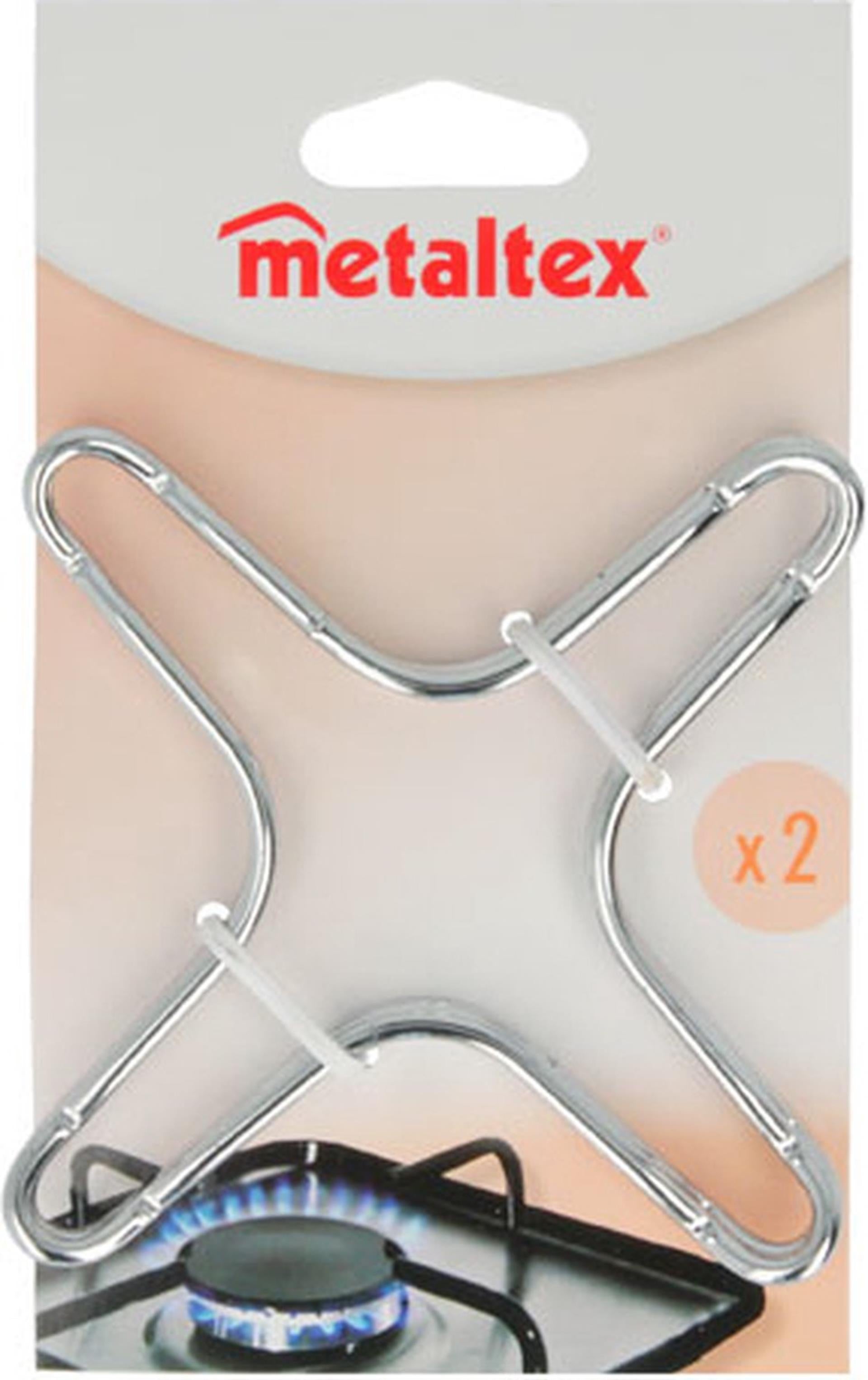 Metaltex gasbrandverkleiner RVS 2 stuks