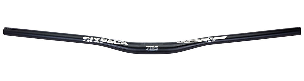 Sixpack racing vertic 785x31.8mm rise handlebar | black chrome