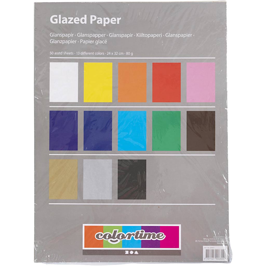 Https: www.cchobby.nl glanspapier-vel-24x32-cm-80-gr-diverse-kleuren-50-vel-1-doos