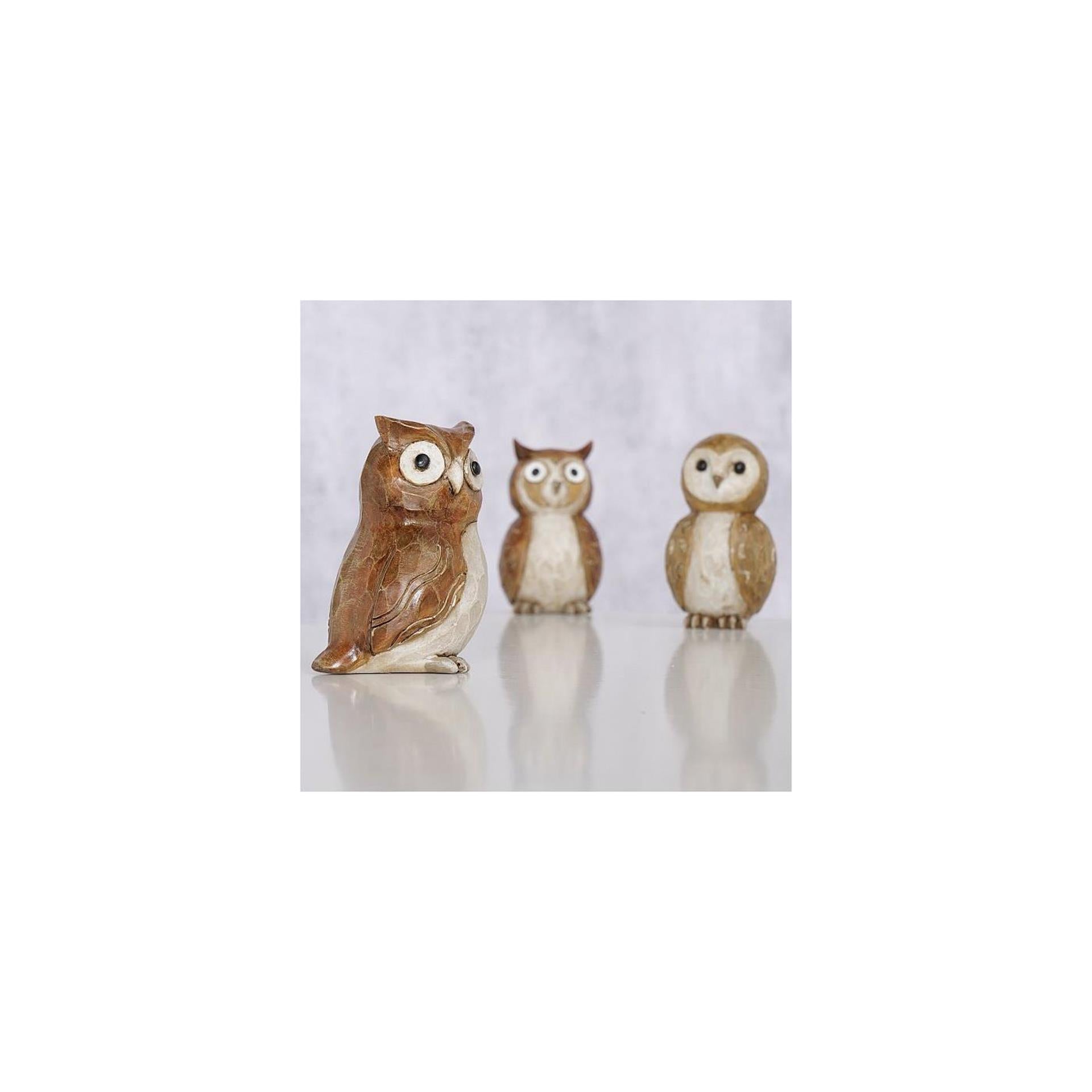Boltze home figuur eulenius uil 6x9cm