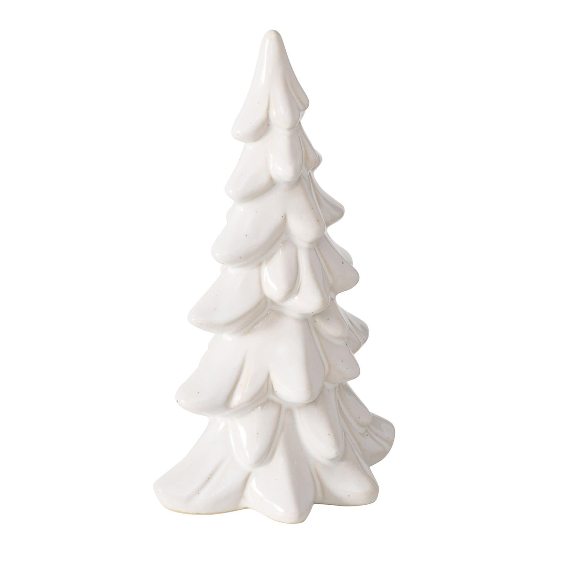 Boltze home deco kerstboom cristo steen h20cm wit