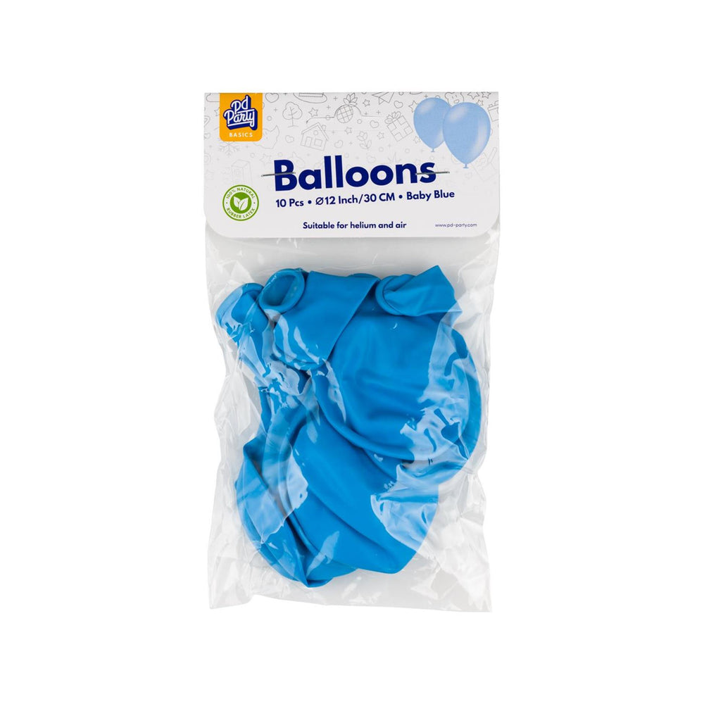 Paperdreams ballonnen 10 pcs - baby blauw latex
