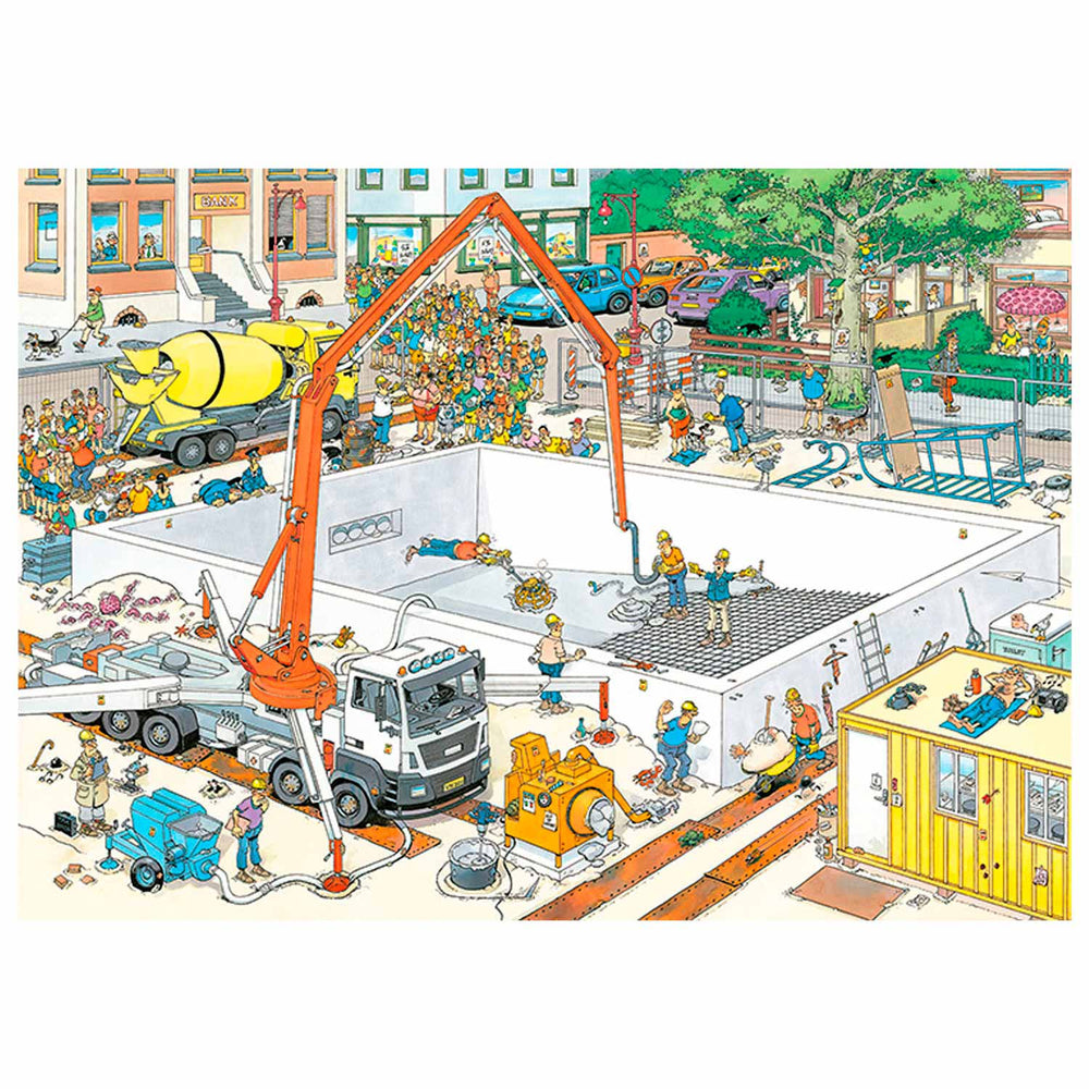 Jumbo jan van haasteren legpuzzel - zwembad, 1000st.