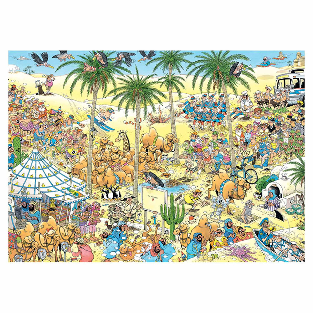 Jan van Haasteren Legpuzzel - De Oase, 1000st.
