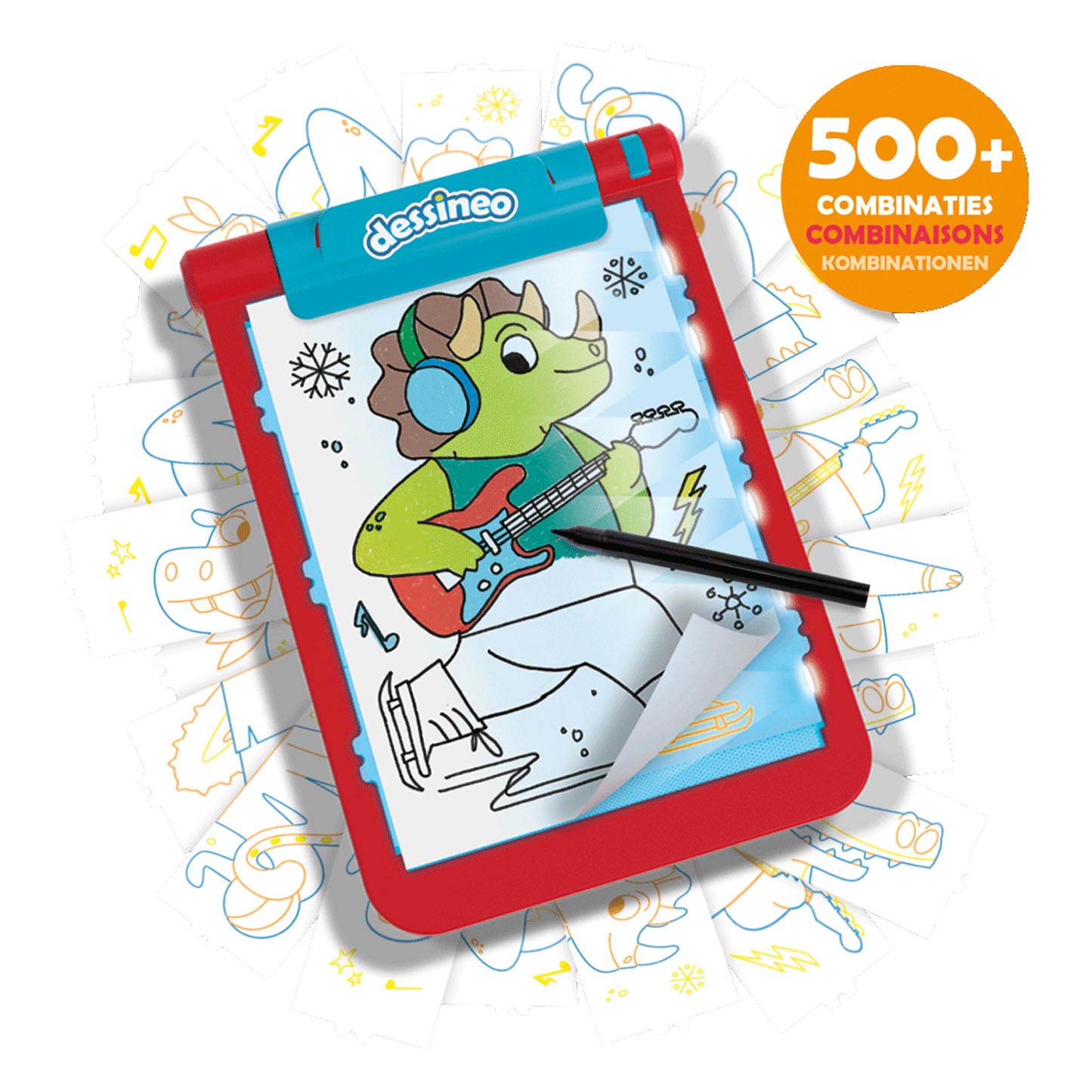 Jumbo Dessineo Karakters Stap voor Stap Tekenbord