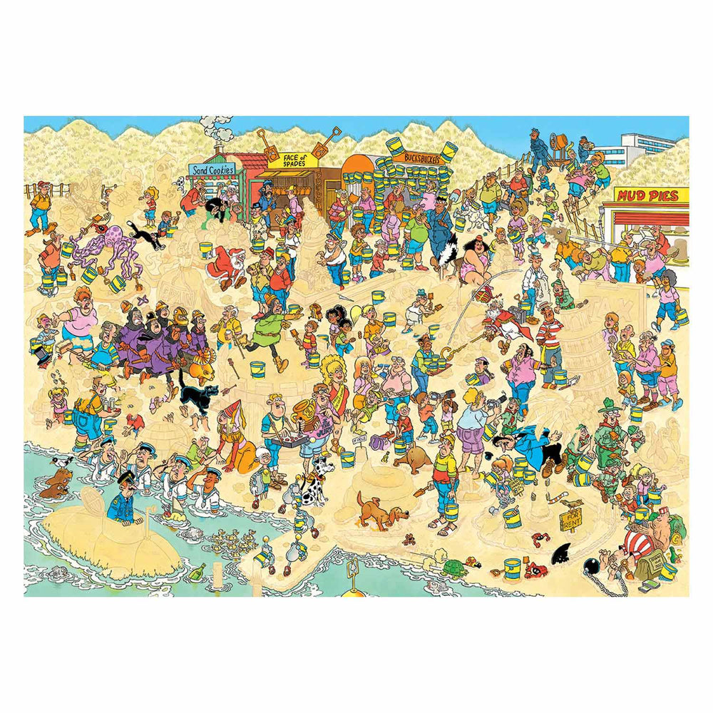 Jan van Haasteren Legpuzzel - Zandsculpturen, 2000st.