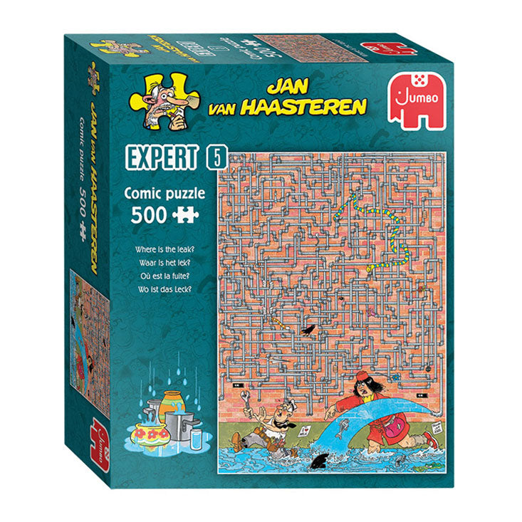 Jan van Haasteren Legpuzzelexpert 05 Waar zit het lek? 500ste.
