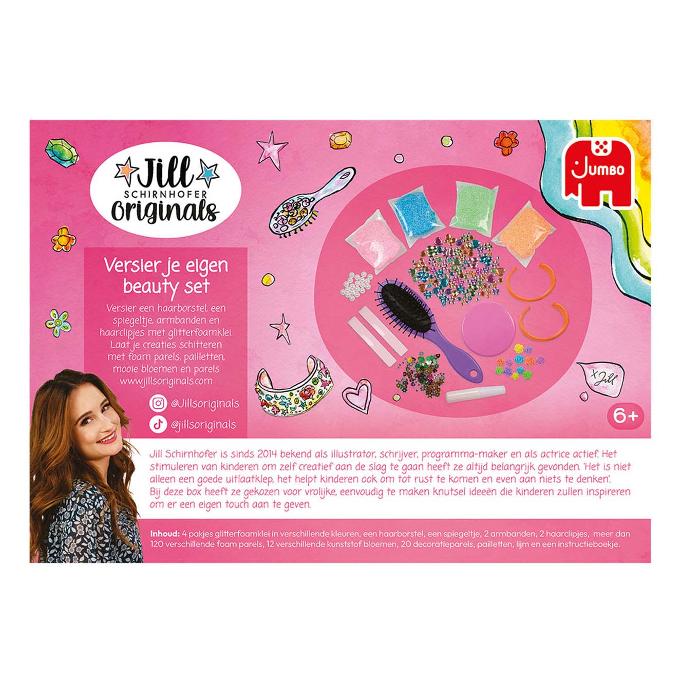 Jumbo - jill schirnhofer - versier je eigen beauty set - knutselset - knutselpakket 6 jaar