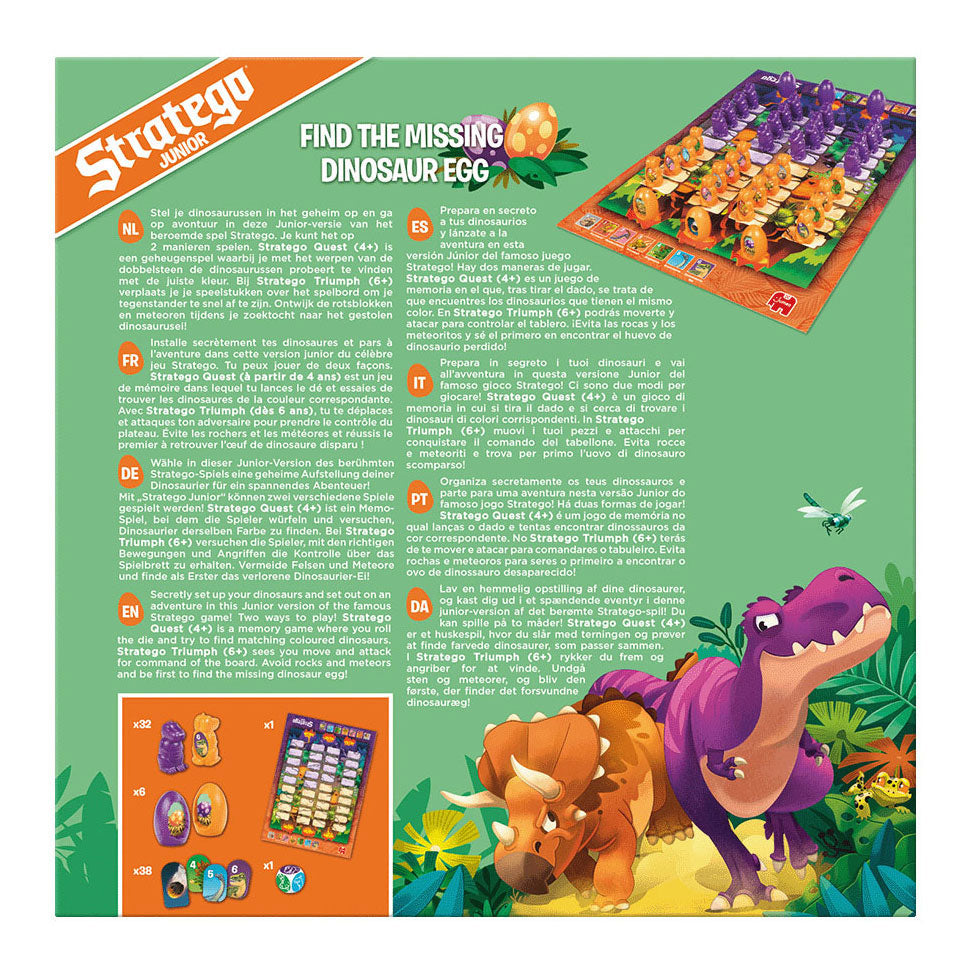 Jumbo stratego junior dino's bordspel