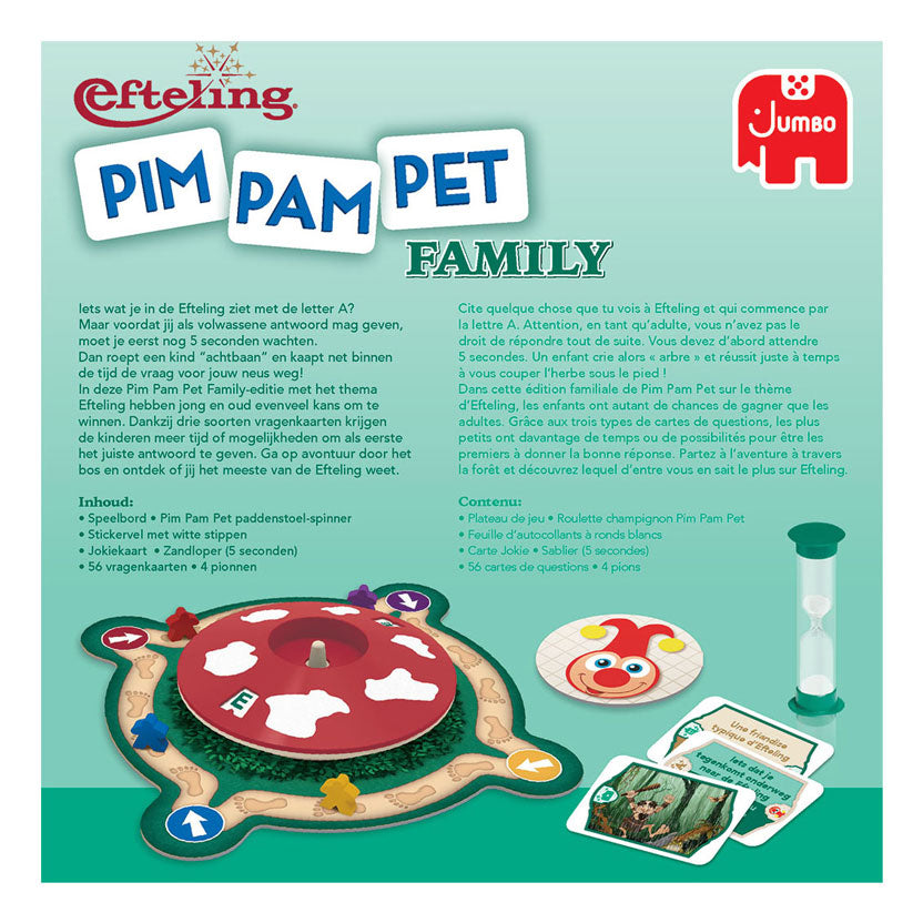 Jumbo Pim Pam huisdierenfamilie Efteling