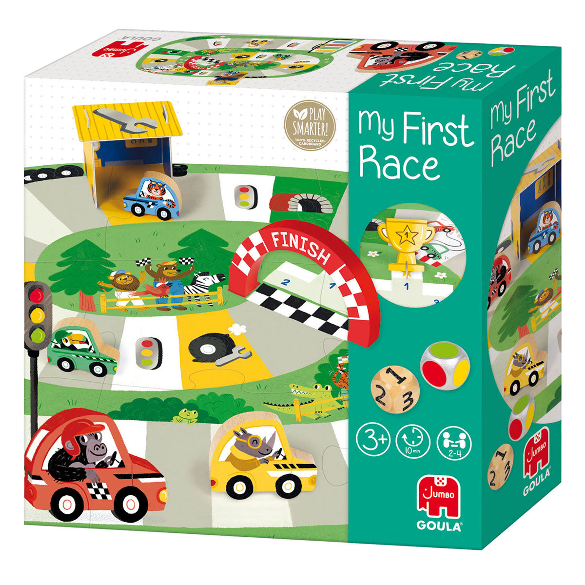 Jumbo goula mijn eerste race kinderspel