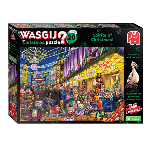 Wasgij Kerst 20 Legpuzzel - De Geesten van Kerstmis, 2x1000st.