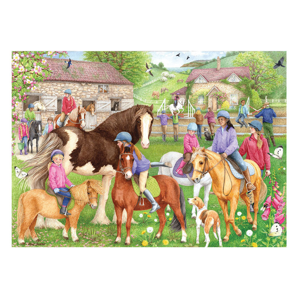 Jumbo valk beenpuzzel - manege, 1000st.