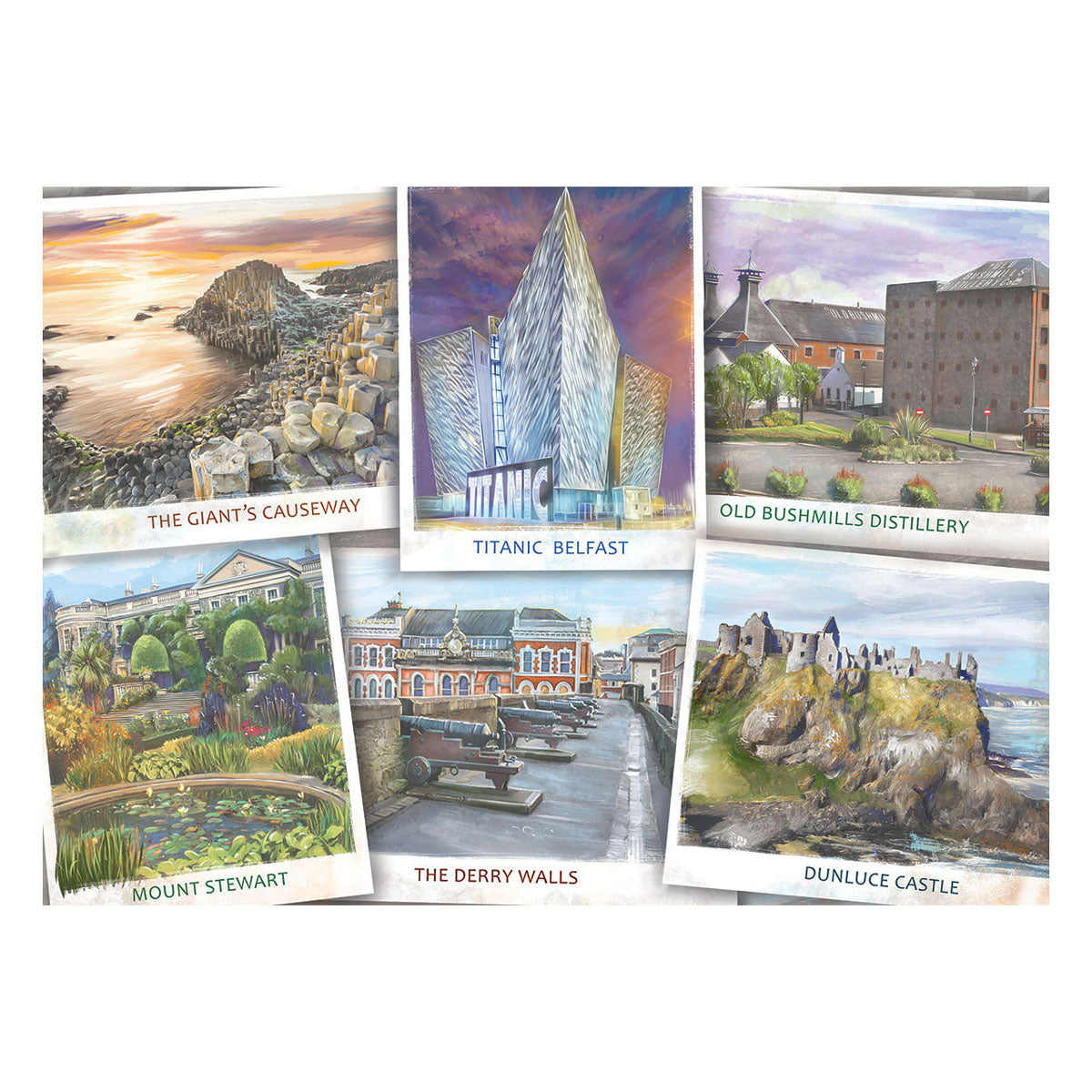 Jumbo valk legpuzzel - bezoek noord-ierland, 1000st.