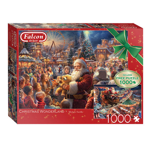 Falcon Legpuzzel - Kerstwonderland, 2x1000st.