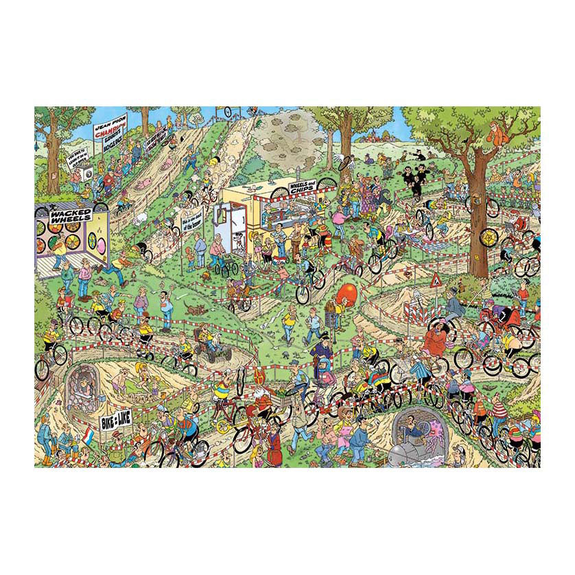 Jumbo jan van haasteren legpuzzel - veldrijden, 1000st.
