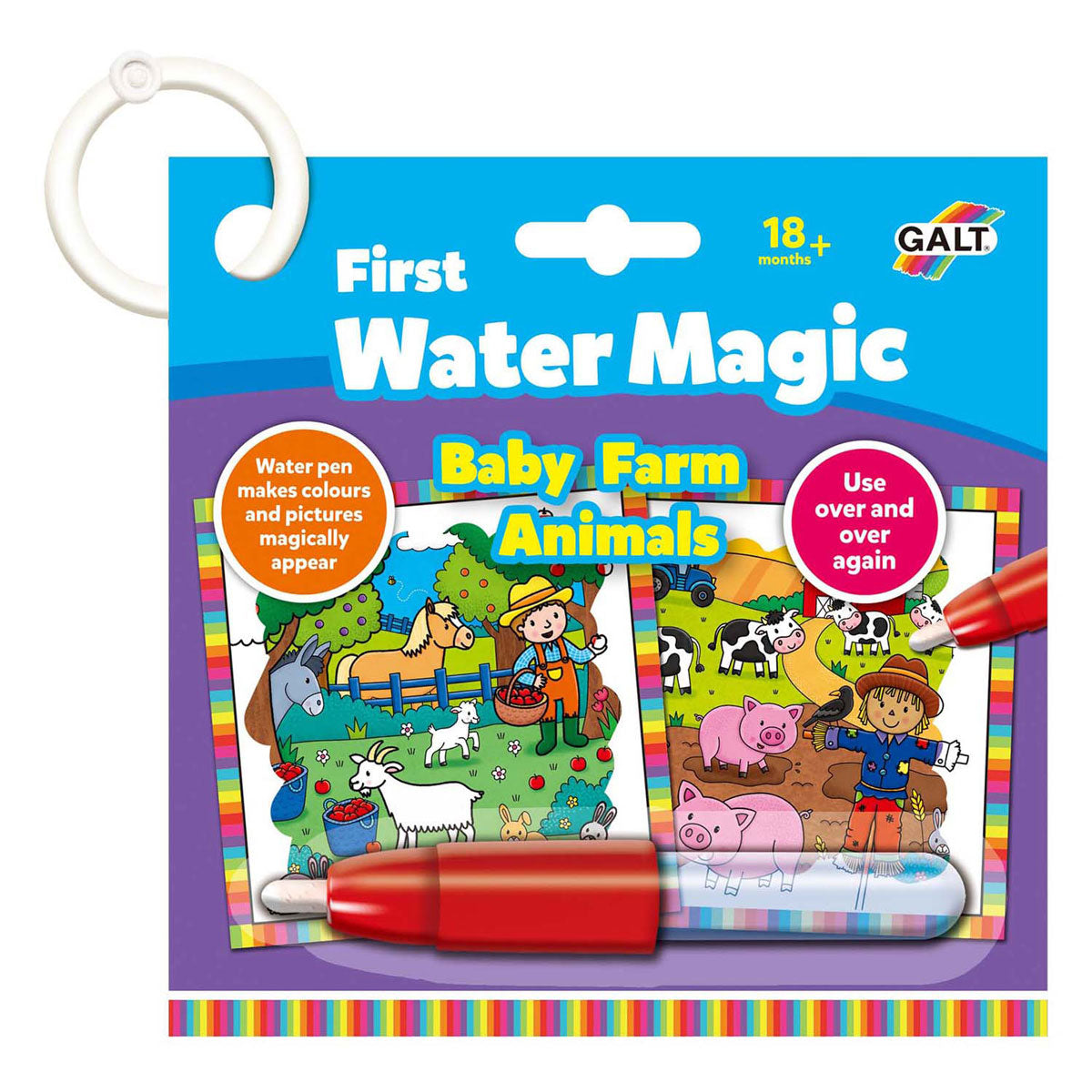 Galt water magic - baby boerderijdieren - vanaf 1 jaar - water kleurboek
