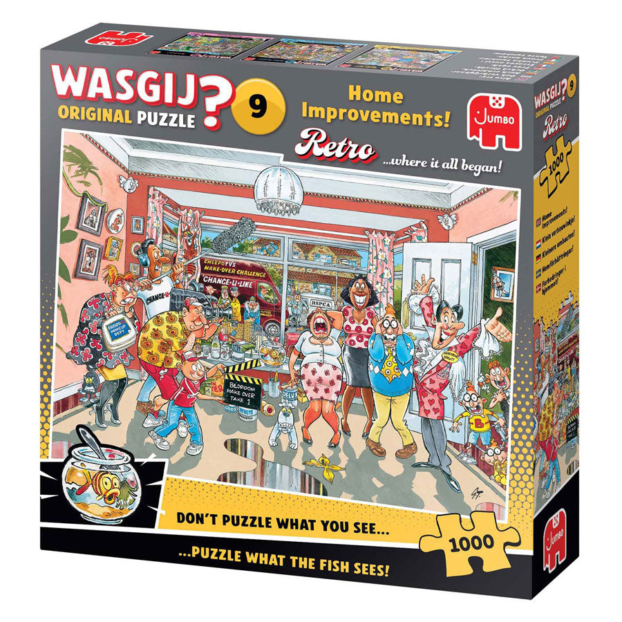 Wasgij retro original 9 legpuzzel - klein verbouwinkje, 1000st.
