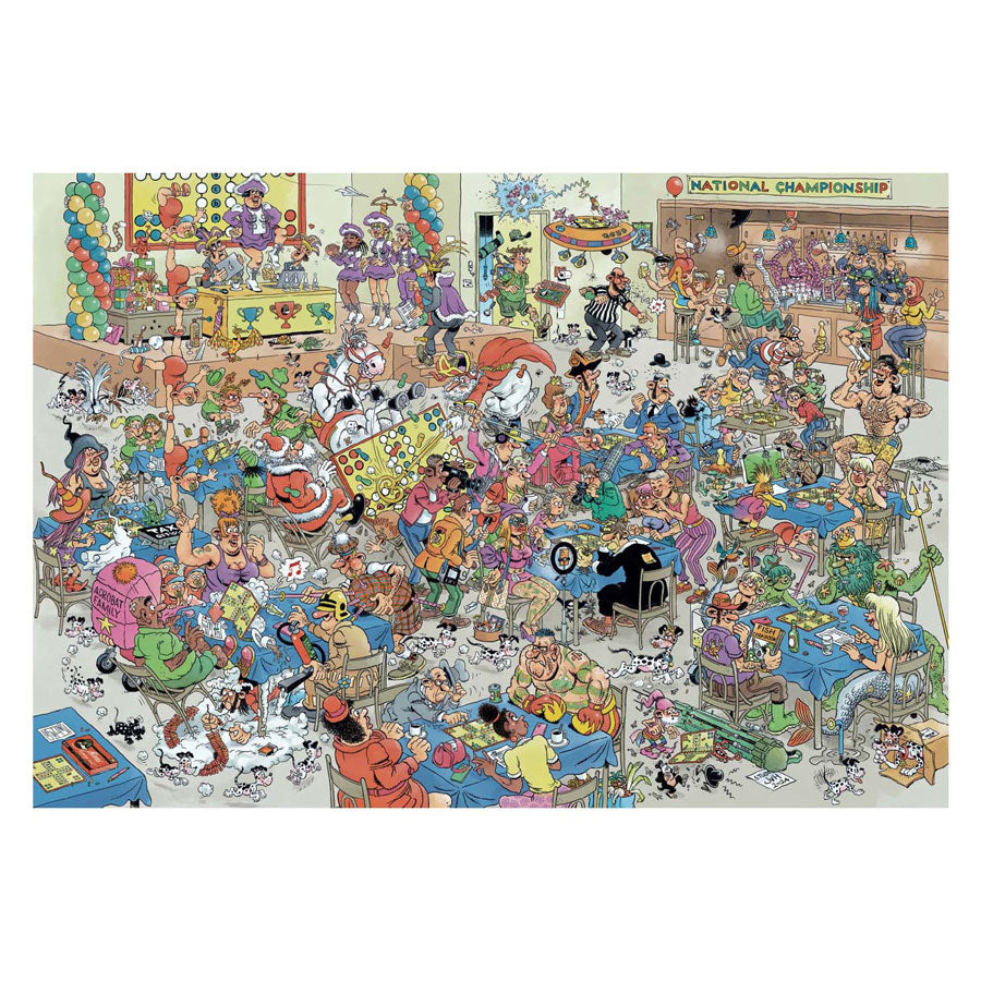 Jumbo jvh puzzel nk mens erger je niet 2000st