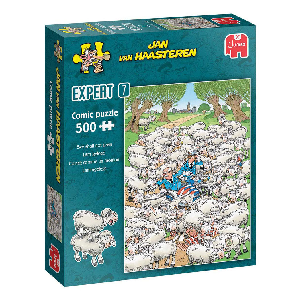 Jumbo jan van haasteren legpuzzel expert 7 - lam gelegd, 500st.