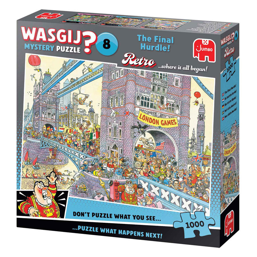 Jumbo wasgij retro mystery 8 legpuzzel - de laatste horde!, 1000st.