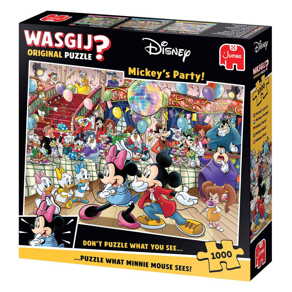 Wasgij originele disney - mickey's feestje! 1000 stukjes